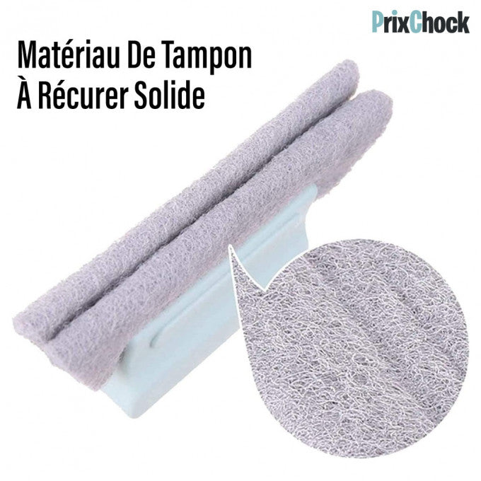 Mini Brosse De Nettoyage Polyvalente Pour Lacunes Des Fenêtres, Glissières Et Tous Coins Profond.