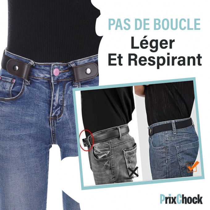 Ceinture Élastique Mince À Fermeture Sans Boucles Aux Jeans Pantalons, Robes, Pour Hommes, Femmes, Et Enfants