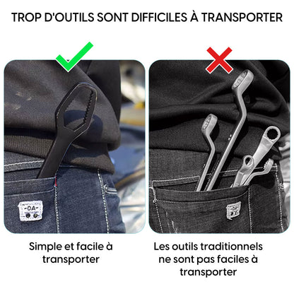 Clé à Double Tête Pratique : Remplace 35 Clés en un clin d'œil