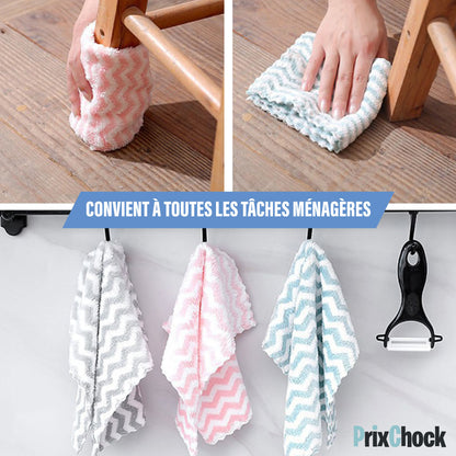 Chiffons De Nettoyage En Microfibre Absorbants Efficaces Et Multifonction