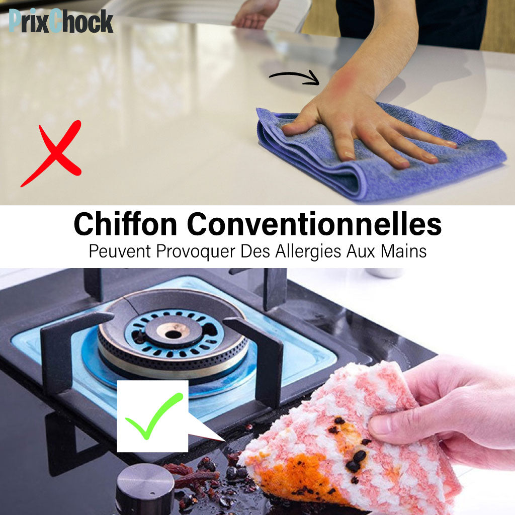 Chiffons De Nettoyage En Microfibre Absorbants Efficaces Et Multifonction