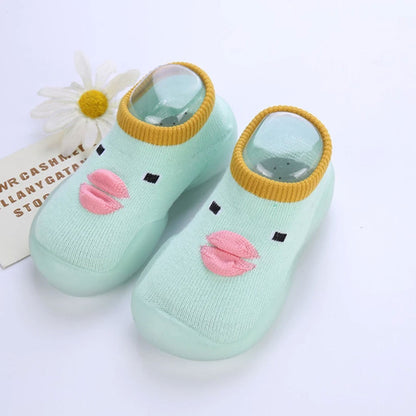 Chaussettes Bébé Canard Antidérapantes Respirantes