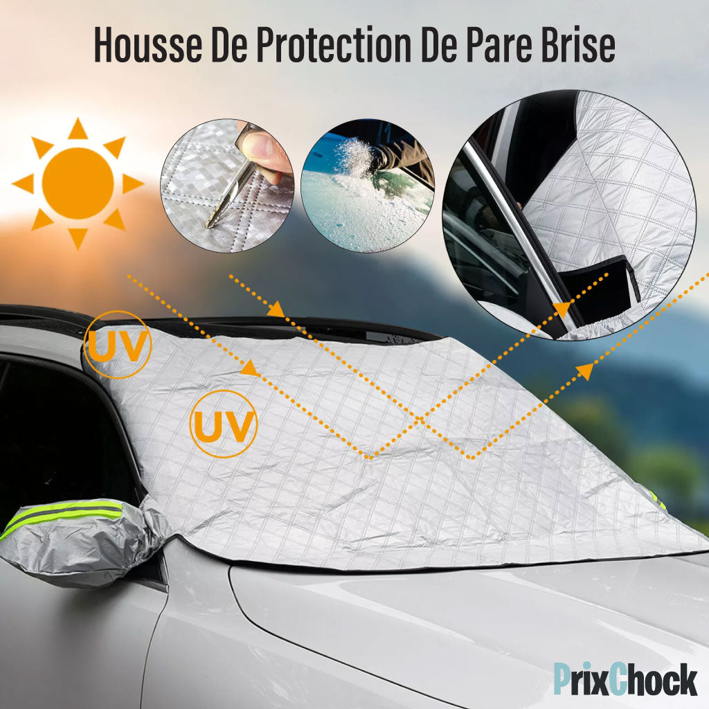 Couverture De Pare-soleil Pour Pare-brise De Voiture Pour Bloquer Les Rayons Uv.