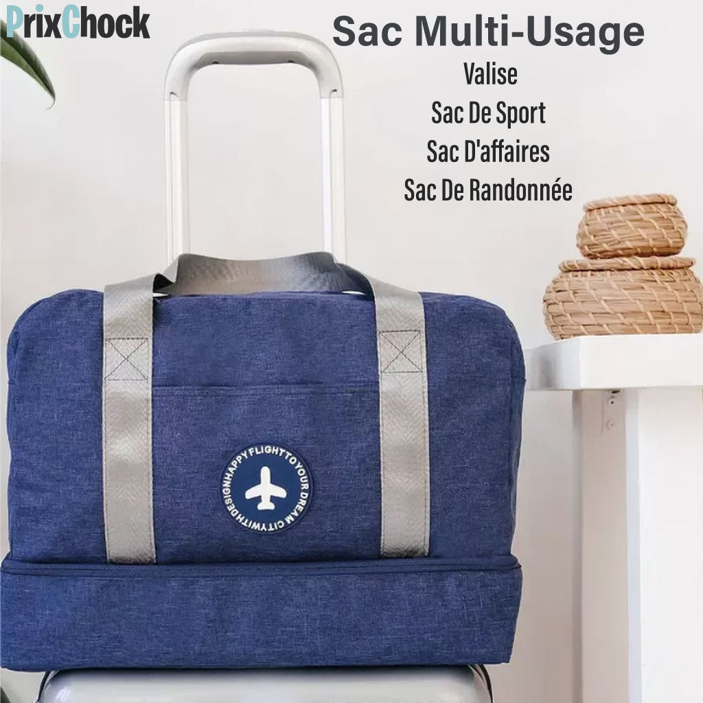 Sac À Main Multifonction Imperméable Avec Compartiment À Chaussures Pour Voyage , Sport  Et Pique-nique.