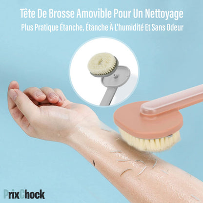 Brosse De Bain Avec Distributeur De Savon Pour Massage, Gommage Et Épuration De Peau