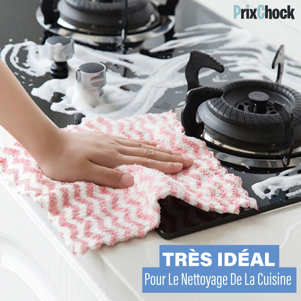 Chiffons De Nettoyage En Microfibre Absorbants Efficaces Et Multifonction