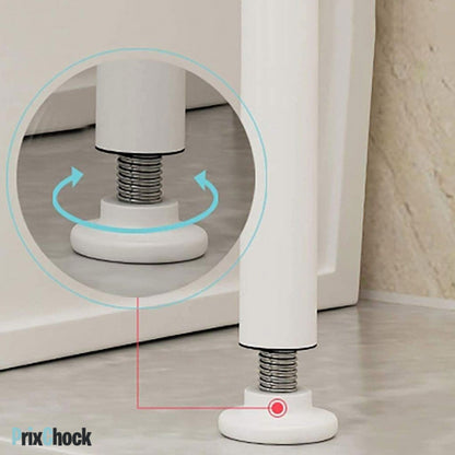 Organisateur De Rangement En Acier Inoxydable Pour Organiser Les Outils De Salle De Bain Avec Étagères.