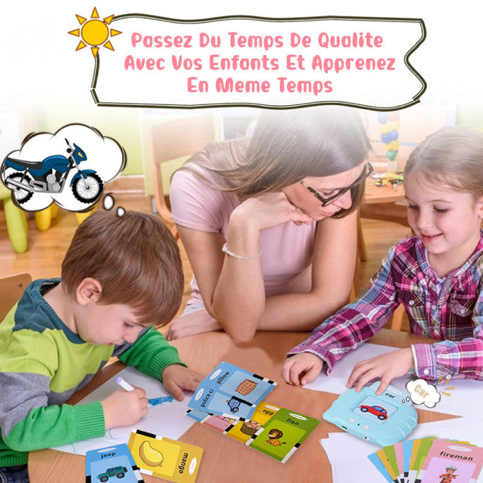 Jeux De Cartes Éducatifs D'apprentissage Des Mots En Anglais Et Arabe Pour Les Enfants.