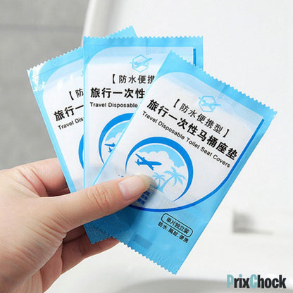 Mini Sachets Hygiéniques portatifs Pour Couvrir Le Siège Des Toilettes.